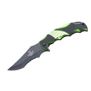 SNAKE EYE Heavy Duty Tactical Rescue Spring Assist Knife 4.75"